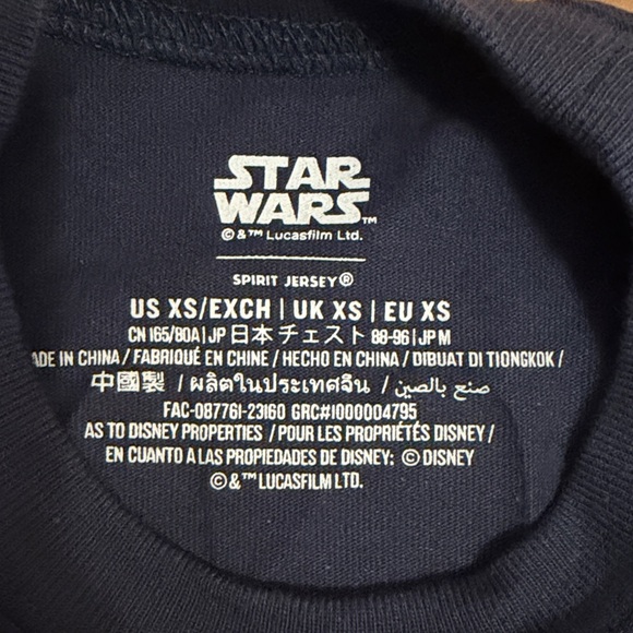 Disney Parks Star Wars Princess Leia And Han Solo Spirit Jersey size XS - Picture 4 of 14